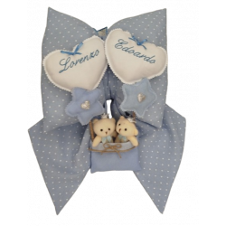 Fiocco Nascita per gemelli...
