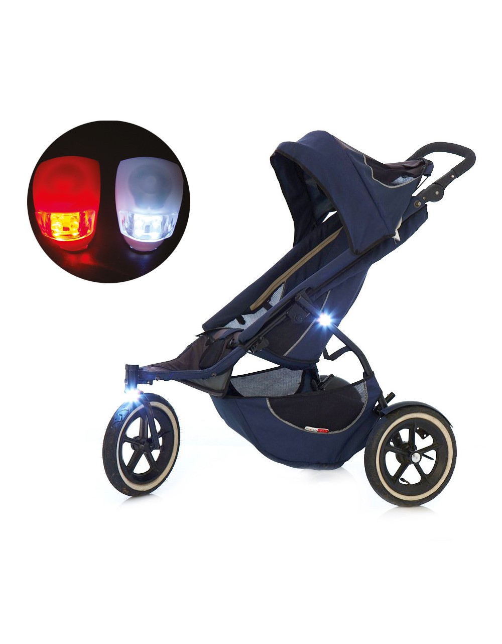Luce di segnalazione a Led per Passeggino