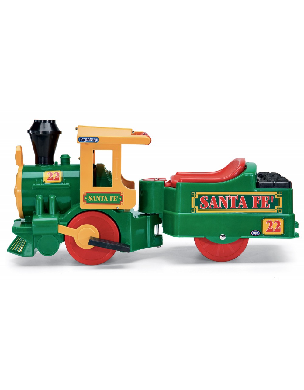 Peg Perego - Trenino Elettrico con Binari, Treno del Far West, 2 Anni+, Max. 15 Kg, 430*195 cm, Polipropilene, Unisex, Bambini dai 2 anni in su