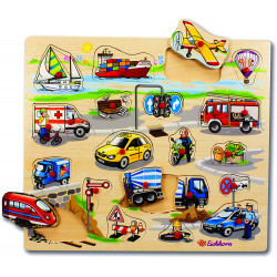 Holz-Puzzle Stadt