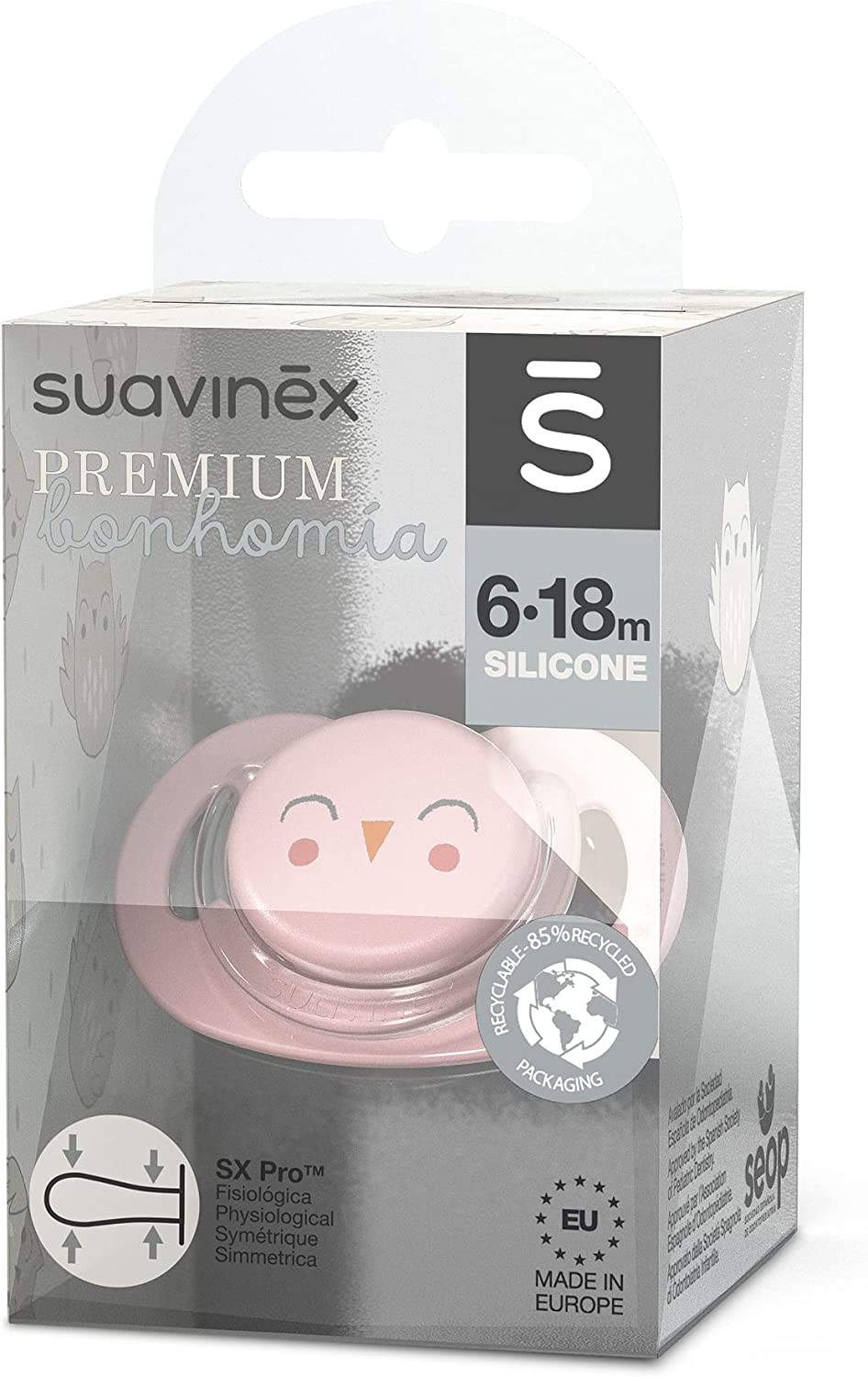 Suavinex® ciuccio anatomico in lattice 0-6 mesi