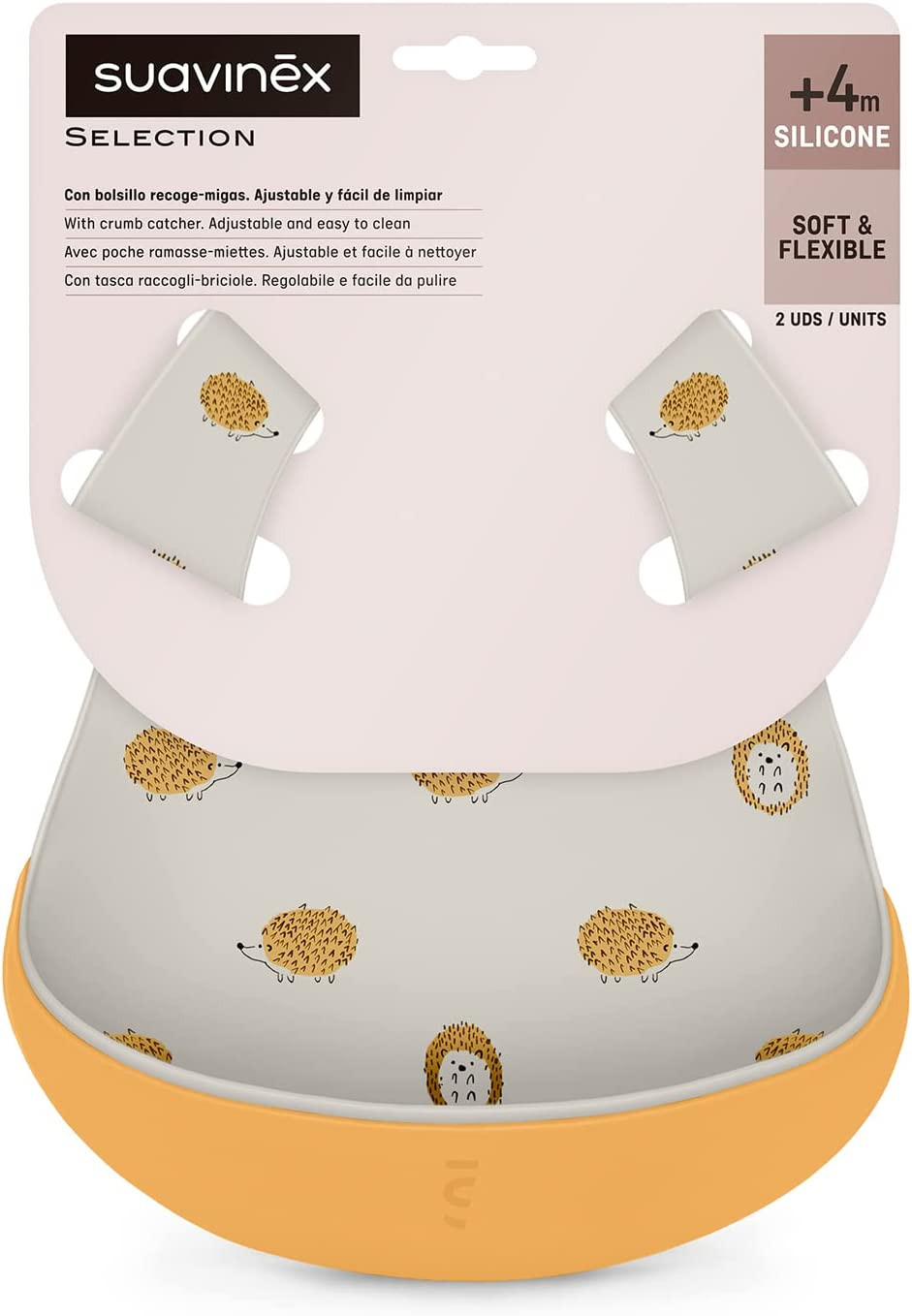 Bavaglini In Silicone Per Bambini | 3 Pezzi | Impermeabili Con Tasca | Facili Da Pulire | Regolabili - Foto 12