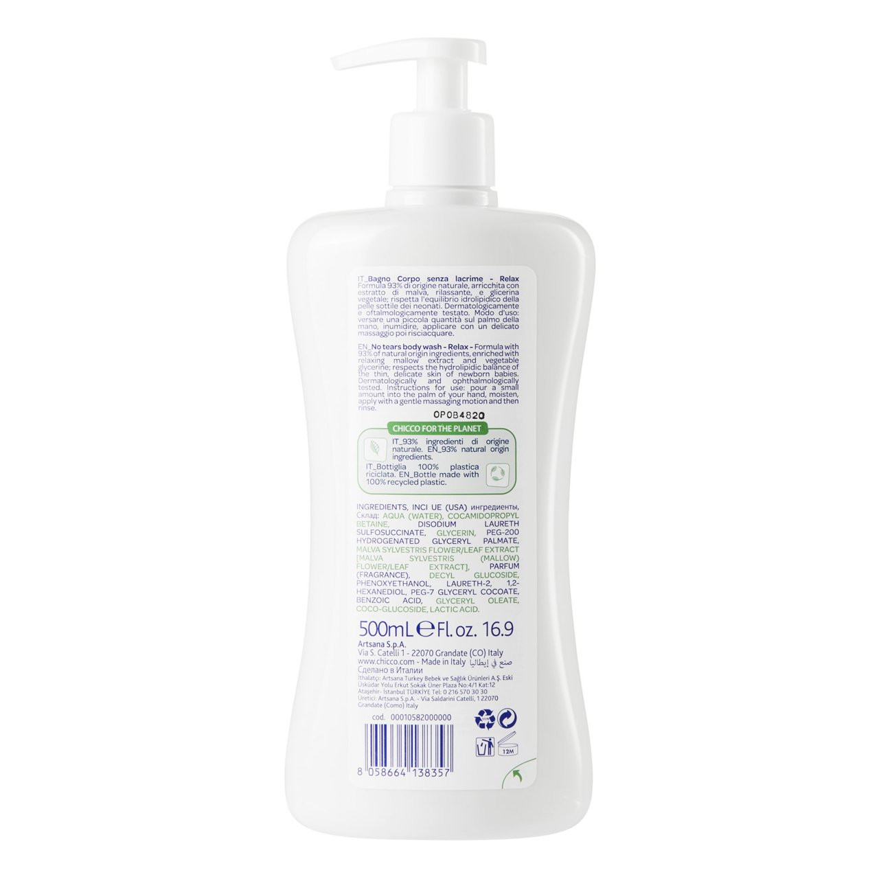 Chicco - Bagno Corpo Senza Lacrime Relax