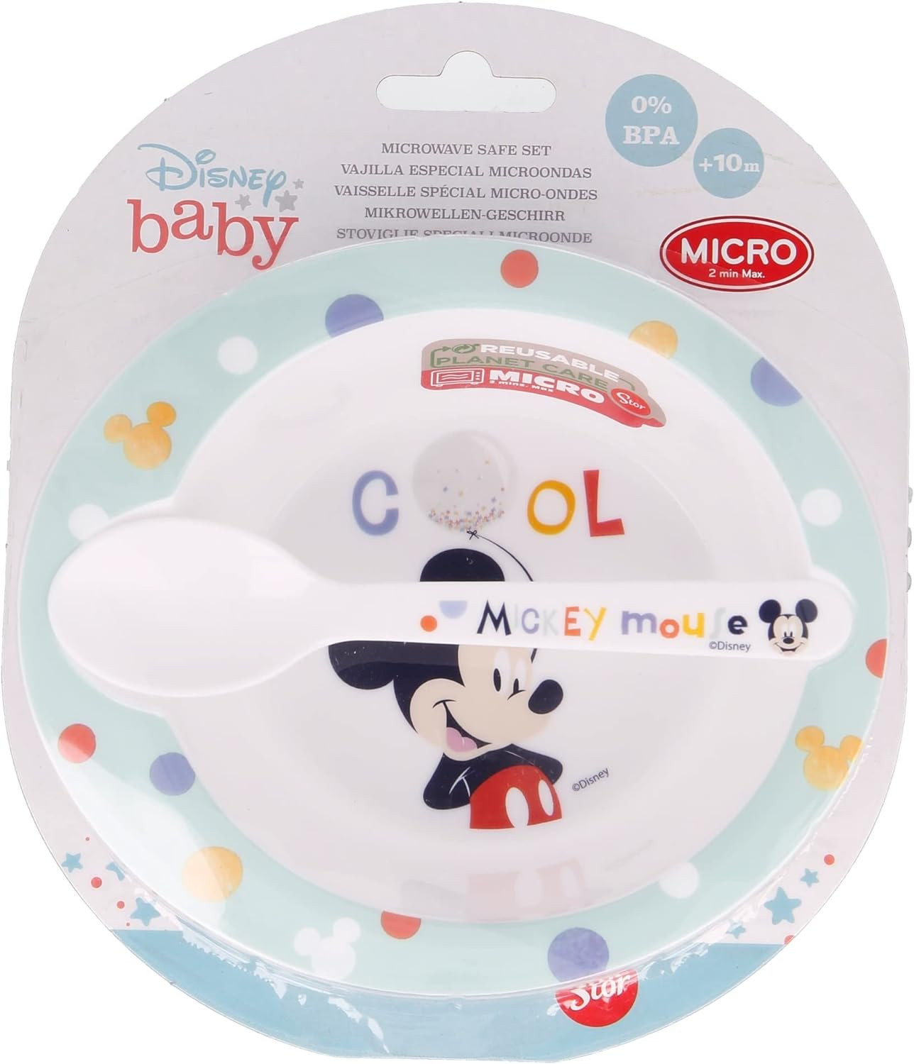 Set Pappa Piatto e Cucchiaio Disney