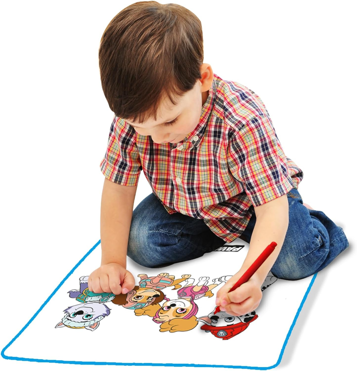 Tappeto da Colorare - Paw Patrol