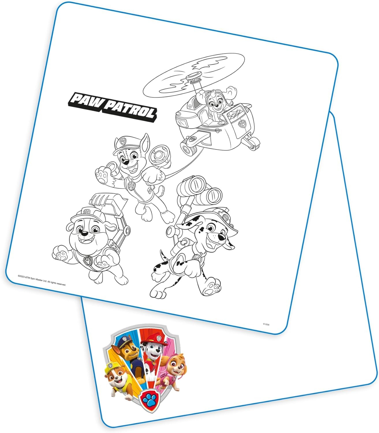 Tappeto da Colorare - Paw Patrol