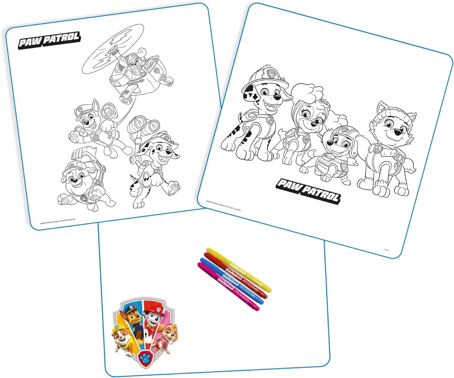 Tappeto da Colorare - Paw Patrol