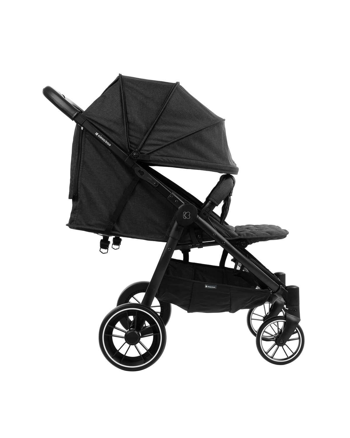 Zwillingskinderwagen kikkaboo Happy 2 Dark Grey
