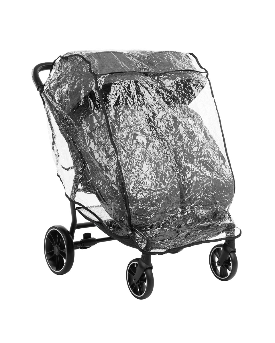 Zwillingskinderwagen kikkaboo Happy 2 Dark Grey