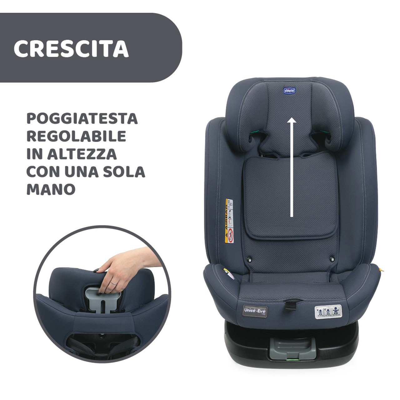 Seggiolino Chicco Auto Unico Evo