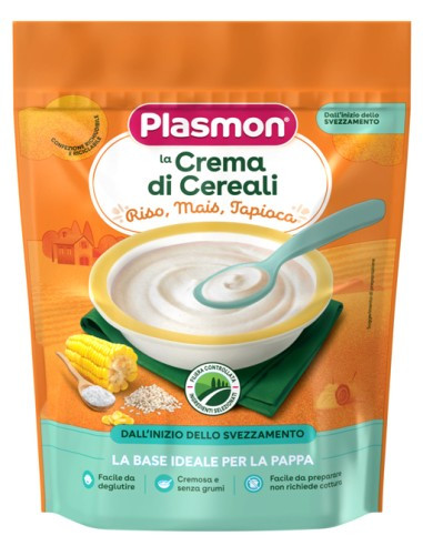 Crema di Riso, Mais e Tapioca Plasmon