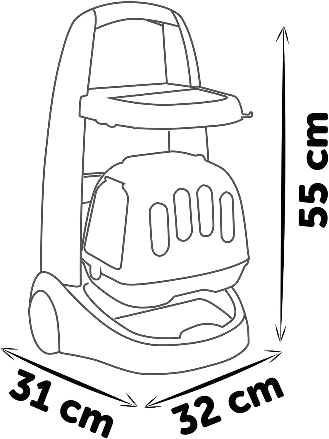 Trolley Cura Animale Con Accessori