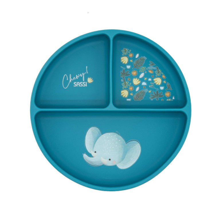 Piatto con ventosa In Silicone  Elefante Chewy