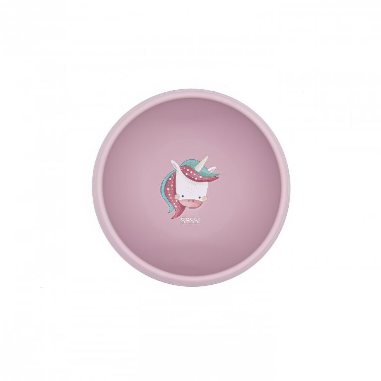 Ciotola con ventosa In Silicone Unicorno Sparkly