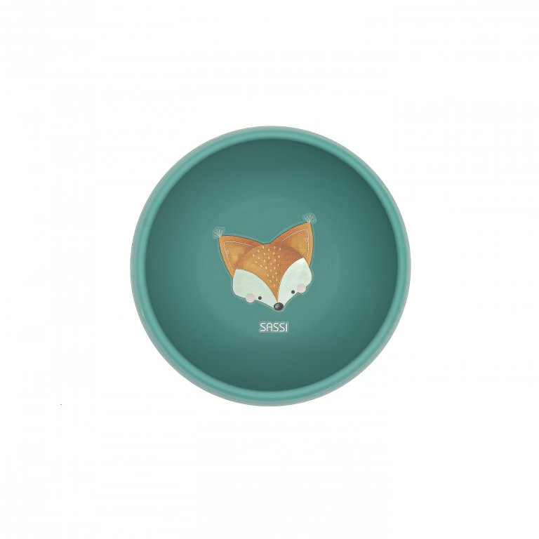 Ciotola con ventosa In Silicone Volpe Crunchy