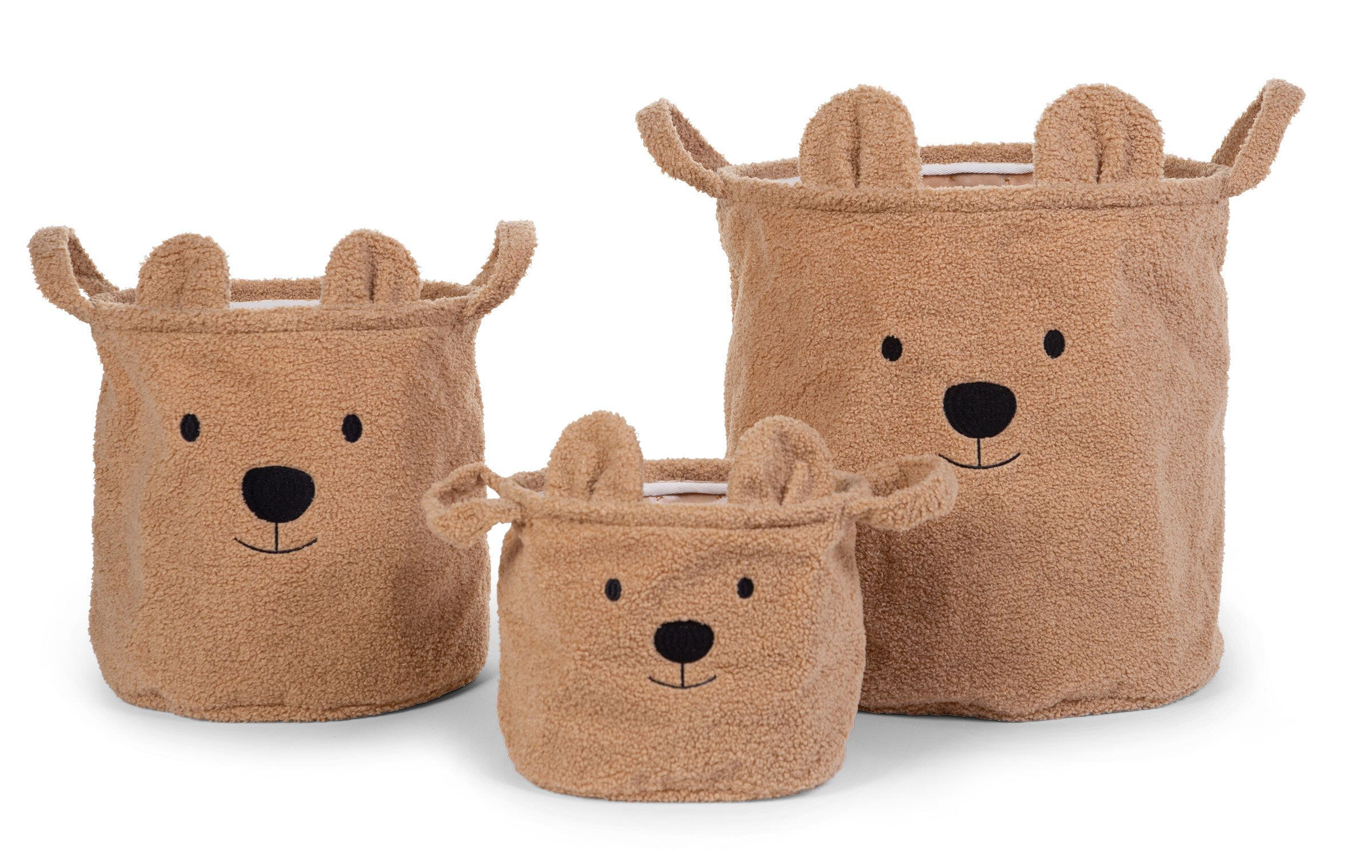 Set di 3 cestini Teddy di Childhome