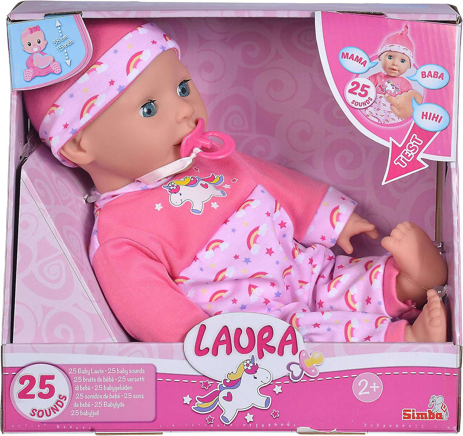 Laura Tickle Puppe – 38 cm