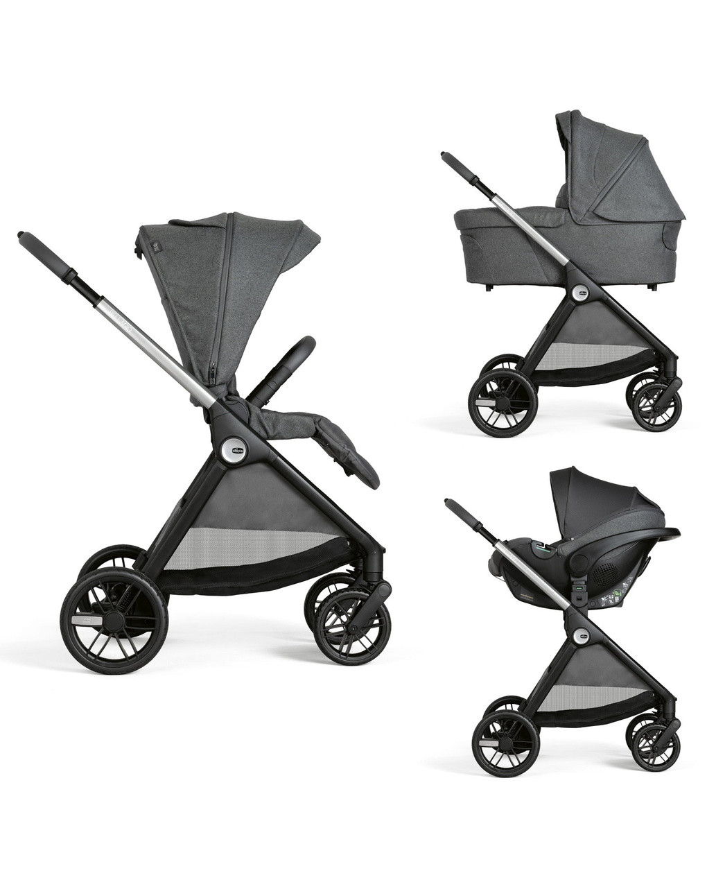 Trio Chicco Bellagio Flexi kory plus black satin