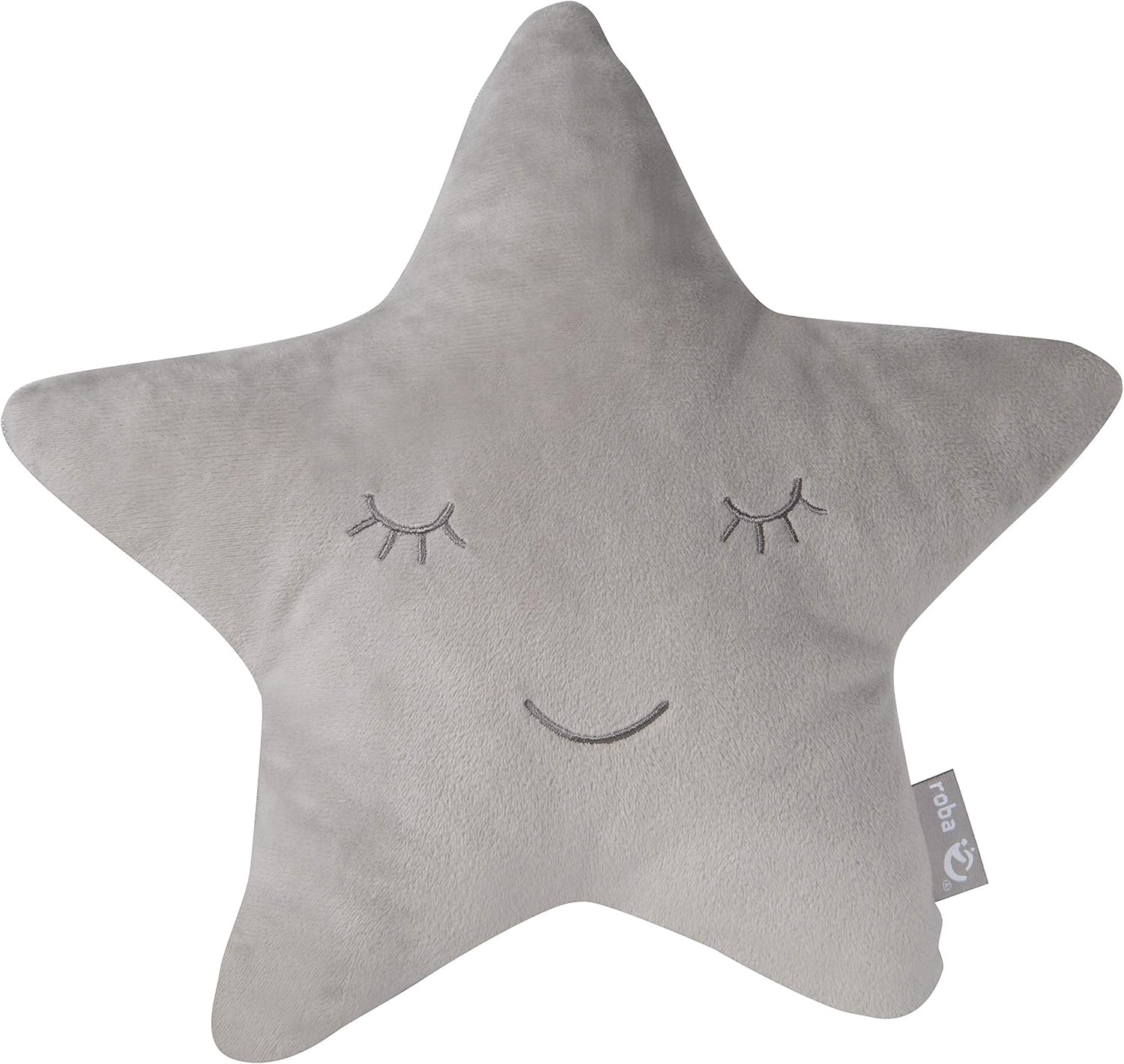 Morbido Cuscino A forma di Stella Grigio