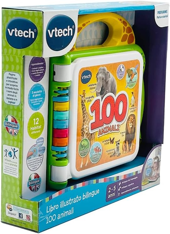 Livre d'images bilingue VTech 110 mots