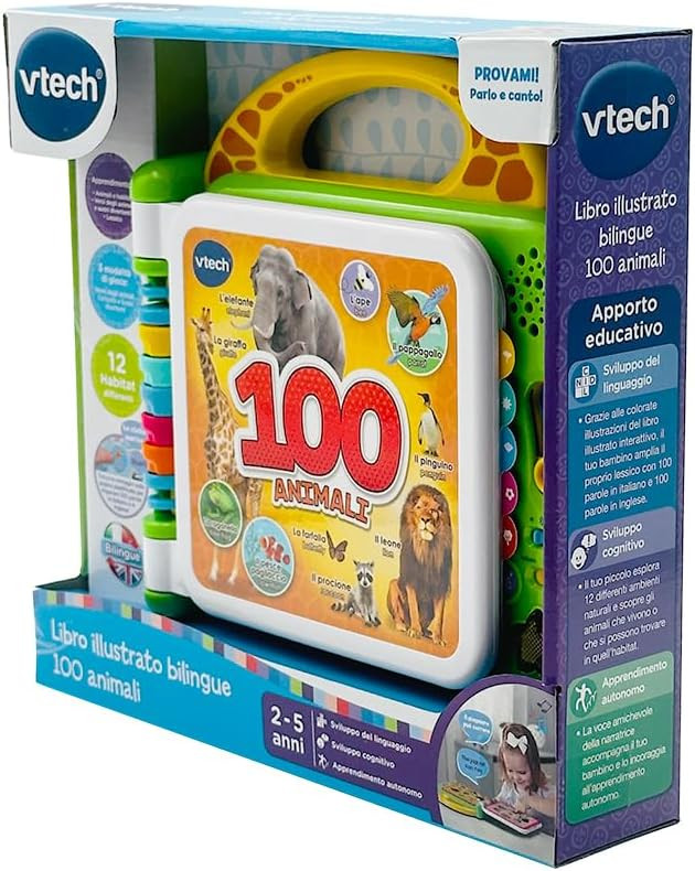 Livre d'images bilingue VTech 110 mots