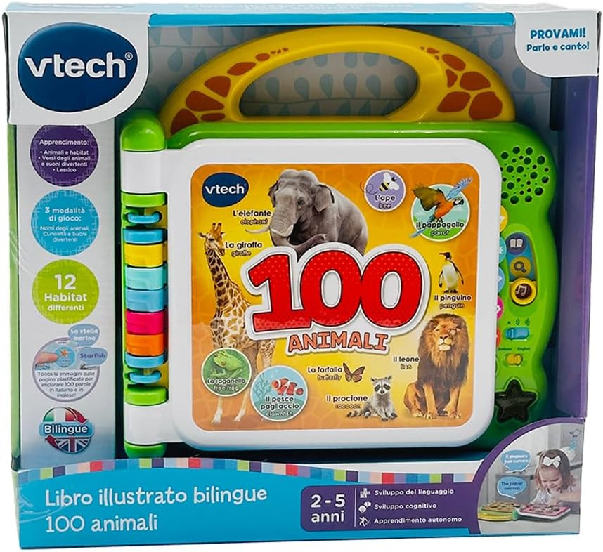 Livre d'images bilingue VTech 110 mots