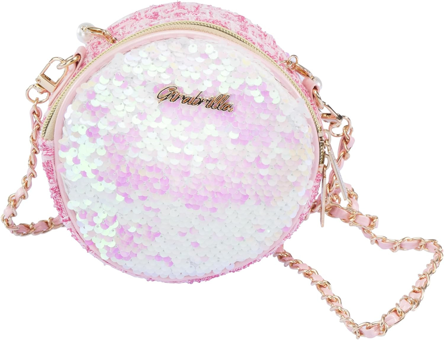 Girabrilla Fashion Bag Borsetta con Paillettes