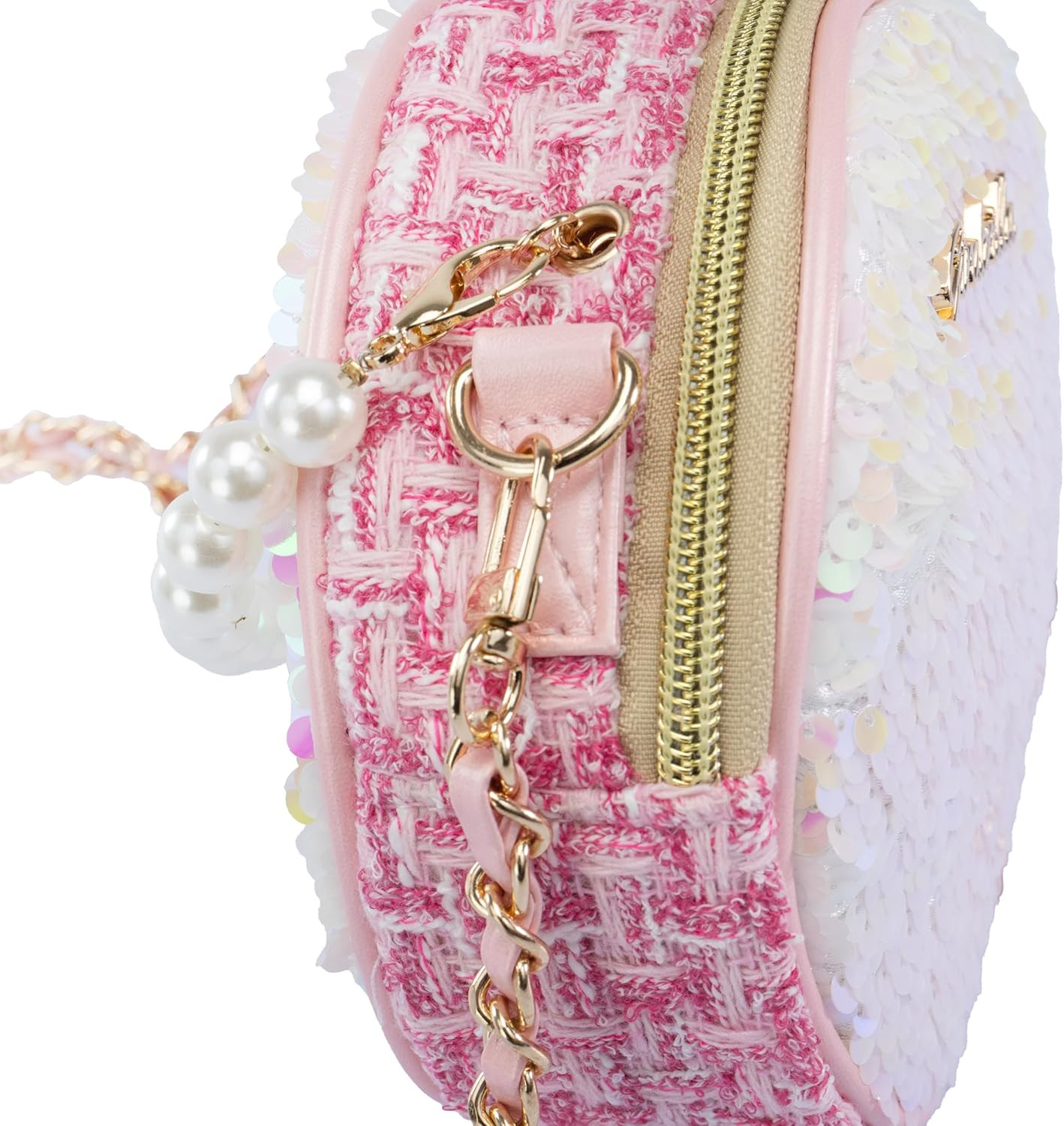 Girabrilla Fashion Bag Borsetta con Paillettes