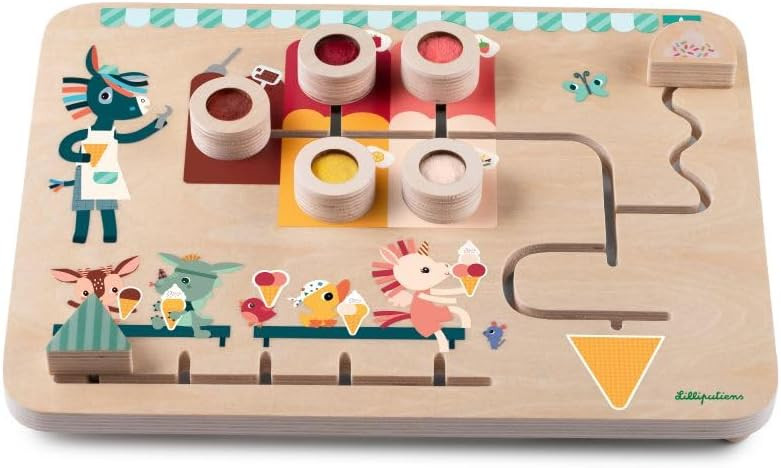 Pannello di Scoperta - Puzzle in Legno educativo