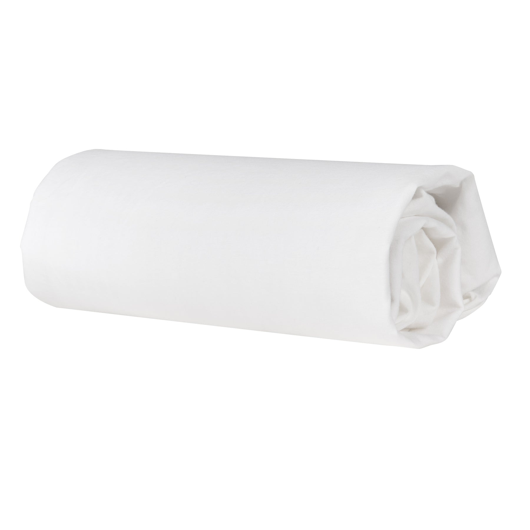 Lenzuolo con Angoli in Cotone per Culla - Bianco