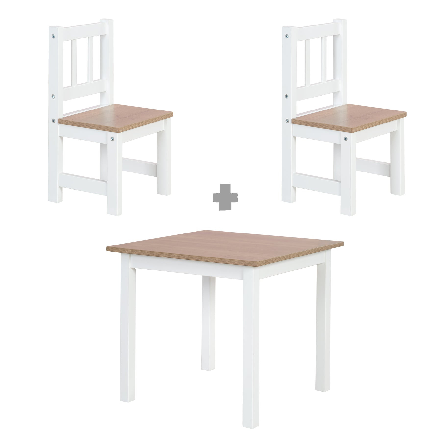 Set Tavolo e 2 Sedie Woody