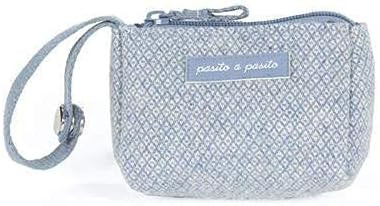 Porta ciuccio Pasito Pasito Bohemian Azzurro