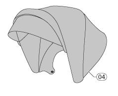 Capotta Passeggino Inglesina Aptica Pashmina Beige
