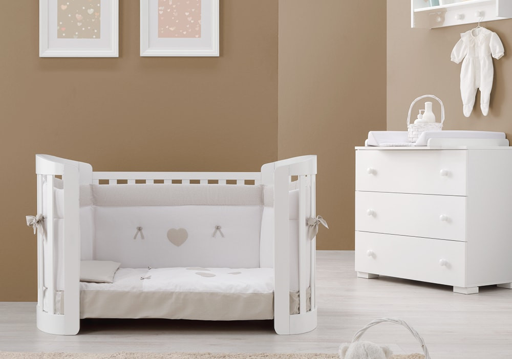 Lits bébé Erbesi Sweet- Bianco