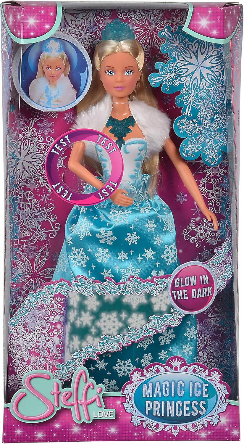 Simba Steffi Love Magic Ice Princess con Abito Fluorescente