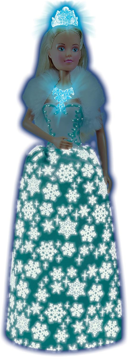 Simba Steffi Love Magic Ice Princess con Abito Fluorescente