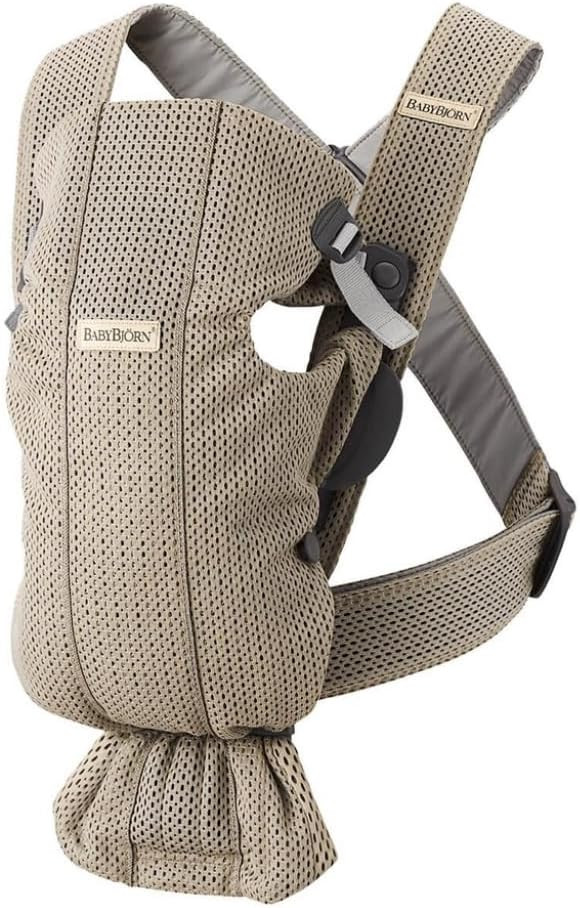 BabyBjorn Marsupio Mini 3D Grigio Beigie