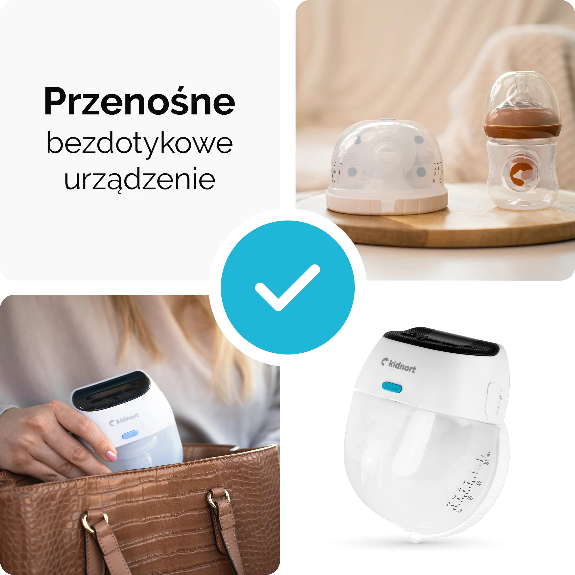Tiralatte Portatile Amme 5 in 1 - Pratico e Funzionale