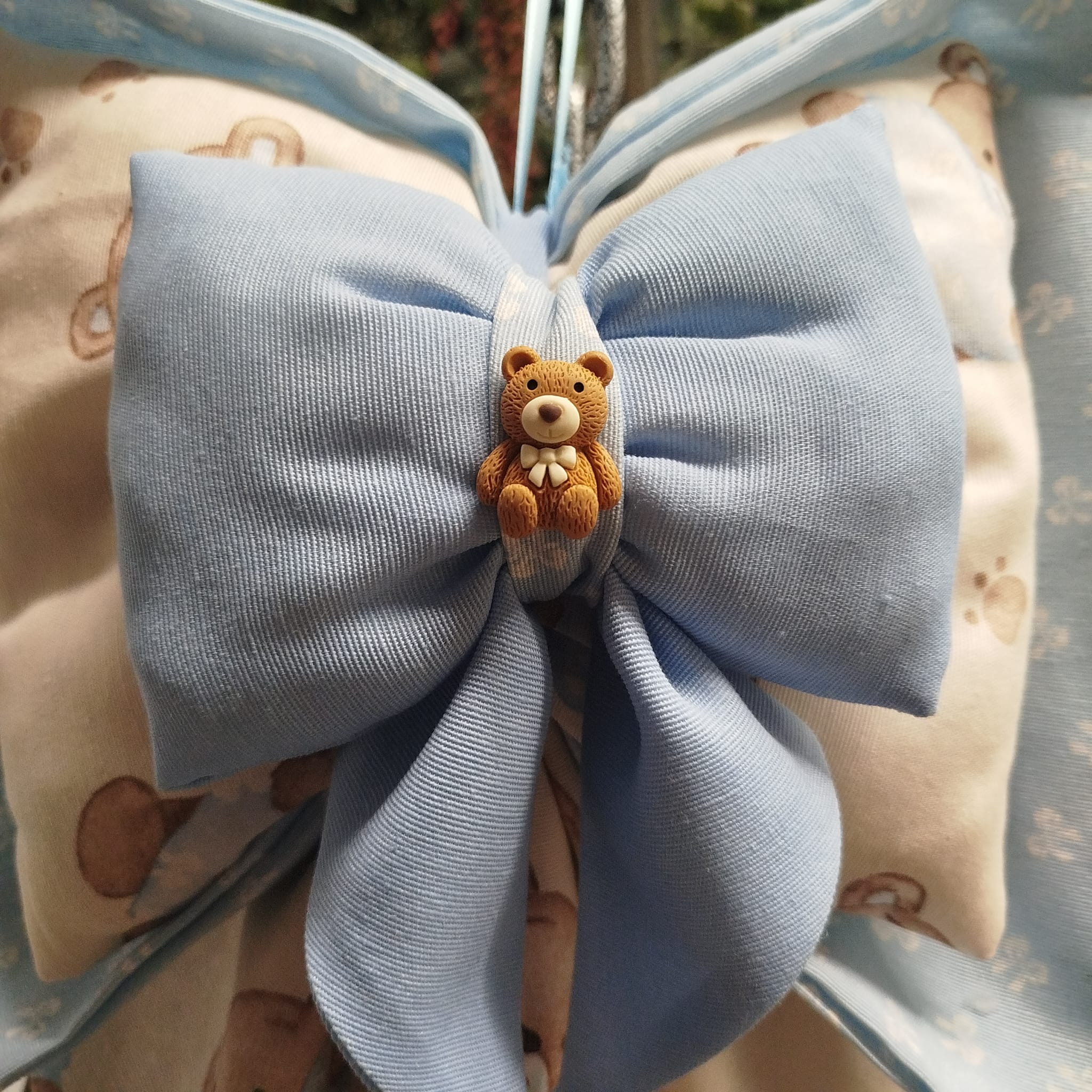 Fiocchi Nascita Artigianali Azzurro Bear