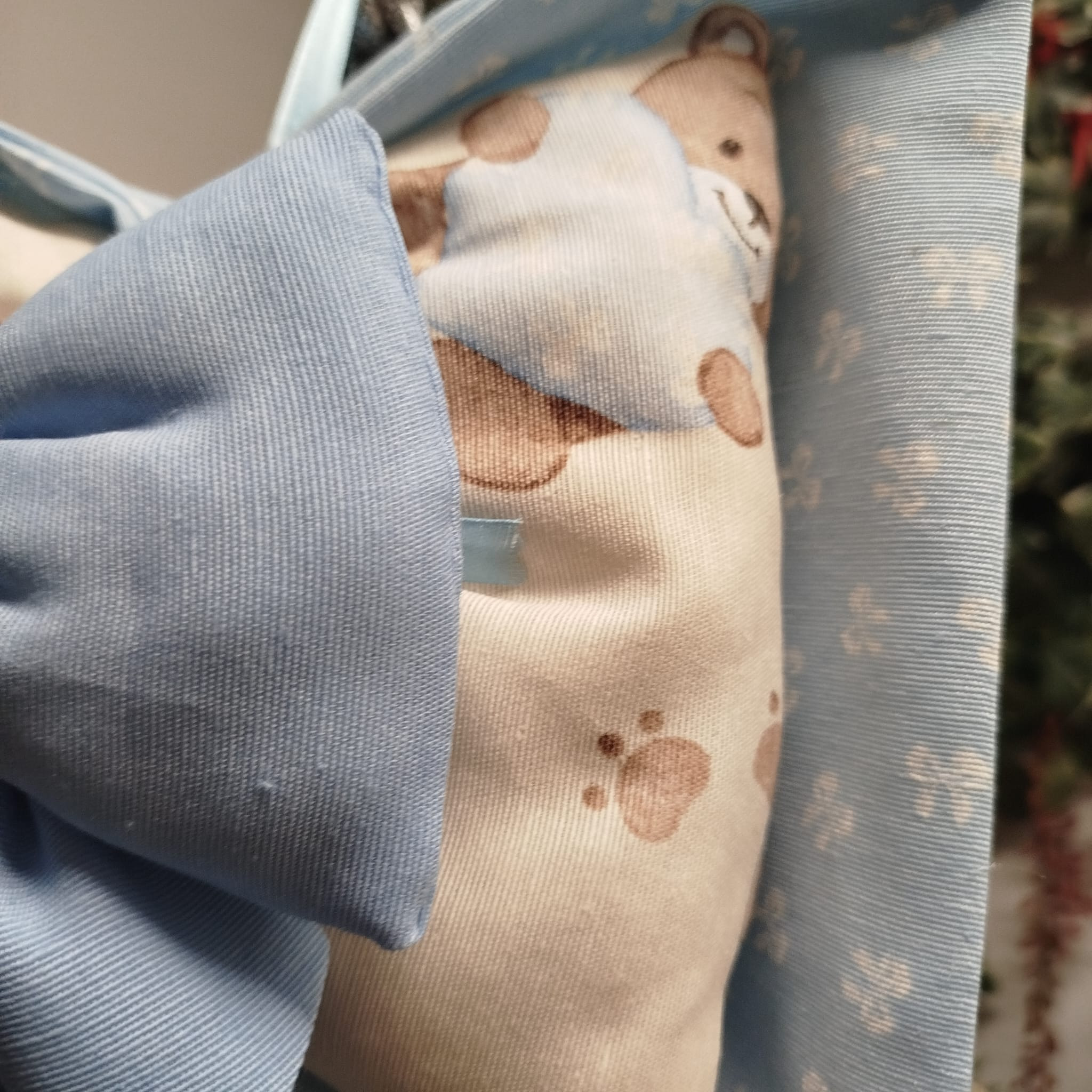 Fiocchi Nascita Artigianali Azzurro Bear