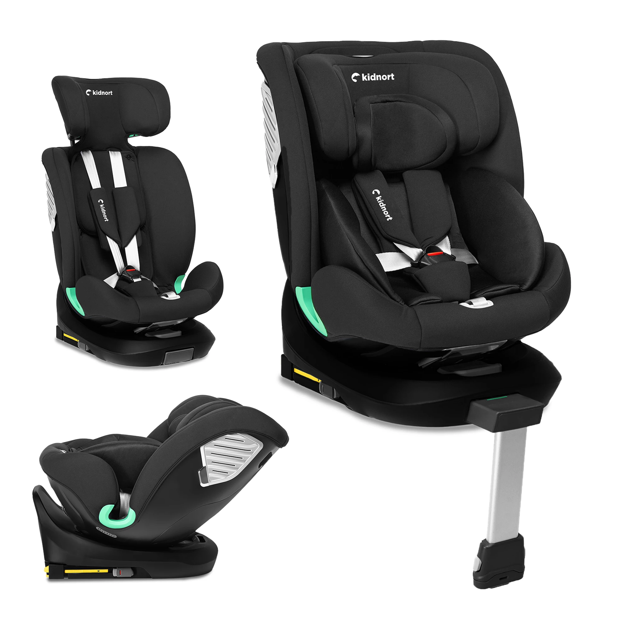 Seggiolino Auto Radjur Kidnort Black
