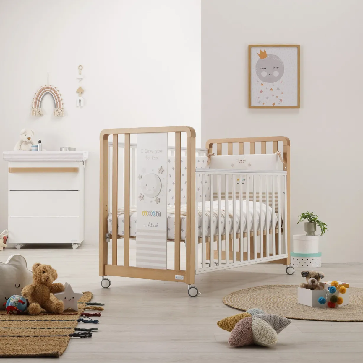 Lettino Glam moon 9in1 Azzurra Design