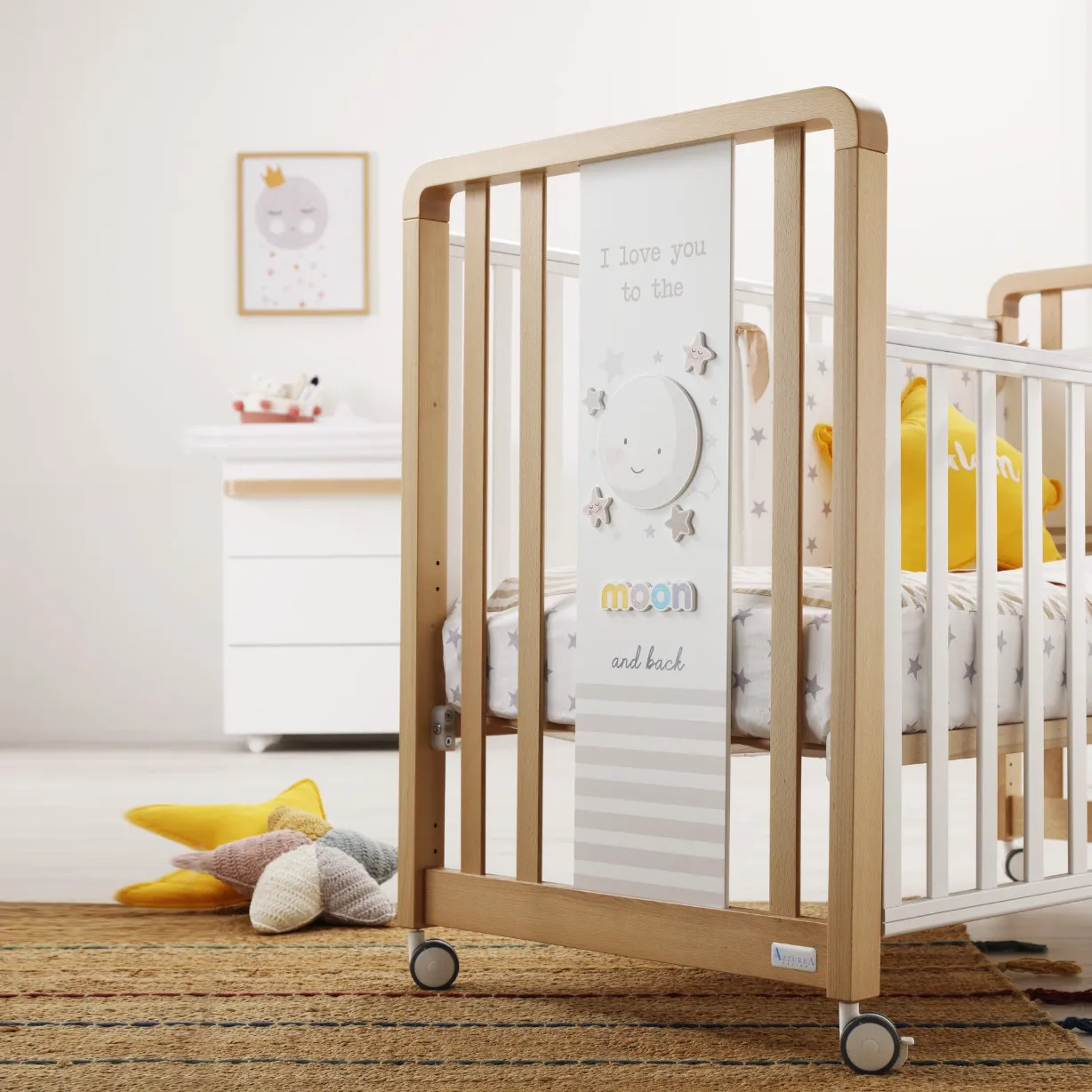 Lettino Glam moon 9in1 Azzurra Design