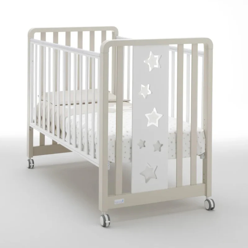 Lettino Azzurra Design Glam 9ni1 Stelle Avana Bianco