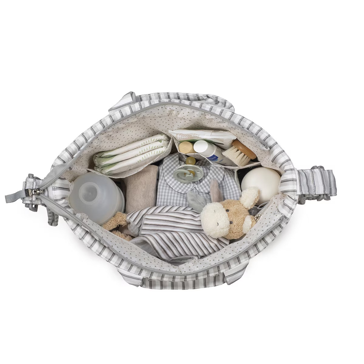 Borsa Fasciatoio Botton Strisce Walking Mum