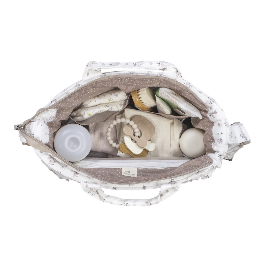 Wickeltasche Walking Mum Borsa Fasciatoio Botton Fiori