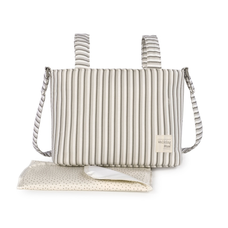 Borsa Crossbody Botton Strisce Walking Mum