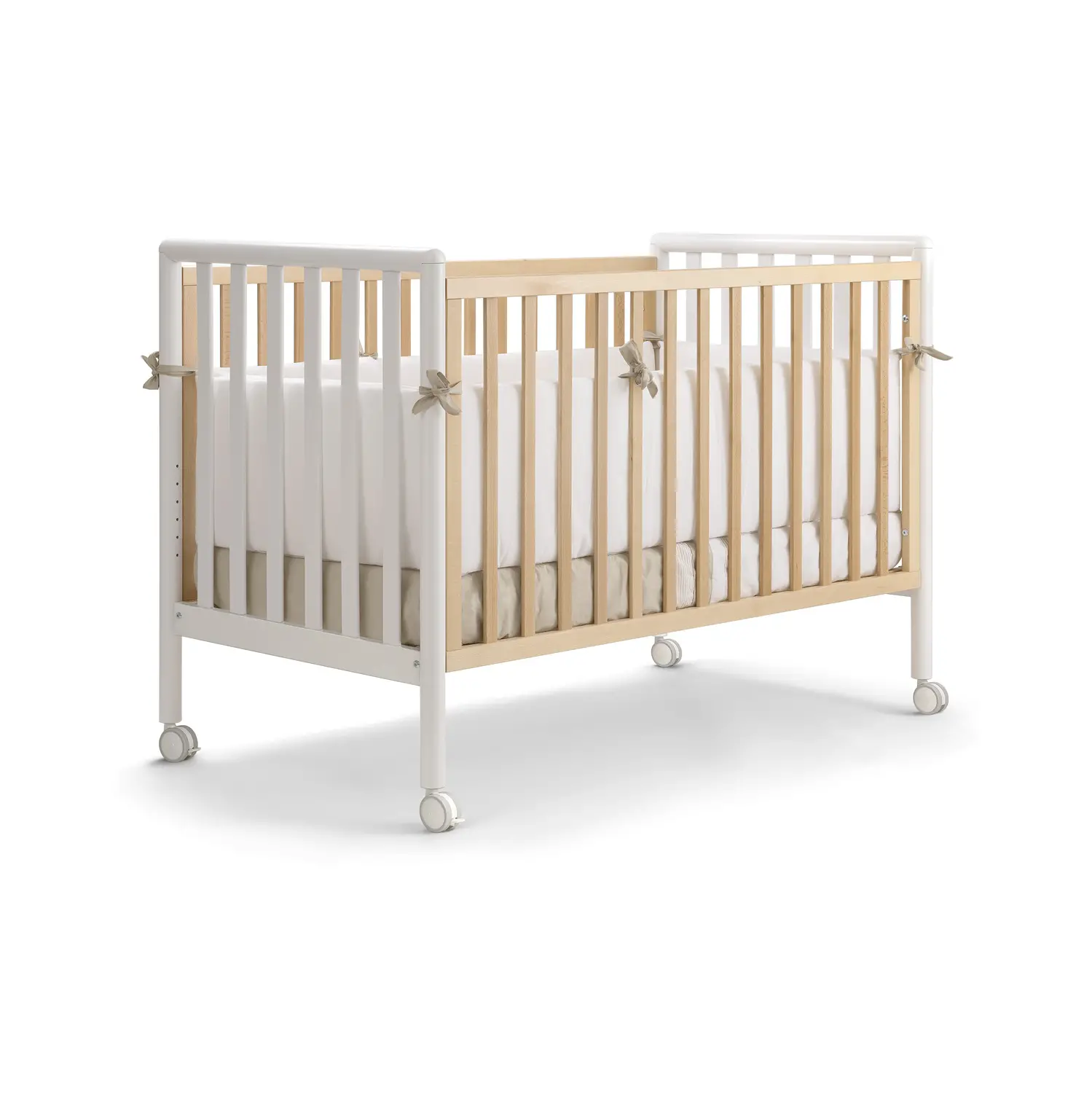 Lettino Evolutivo Pali Flippy Completo Bianco Naturale