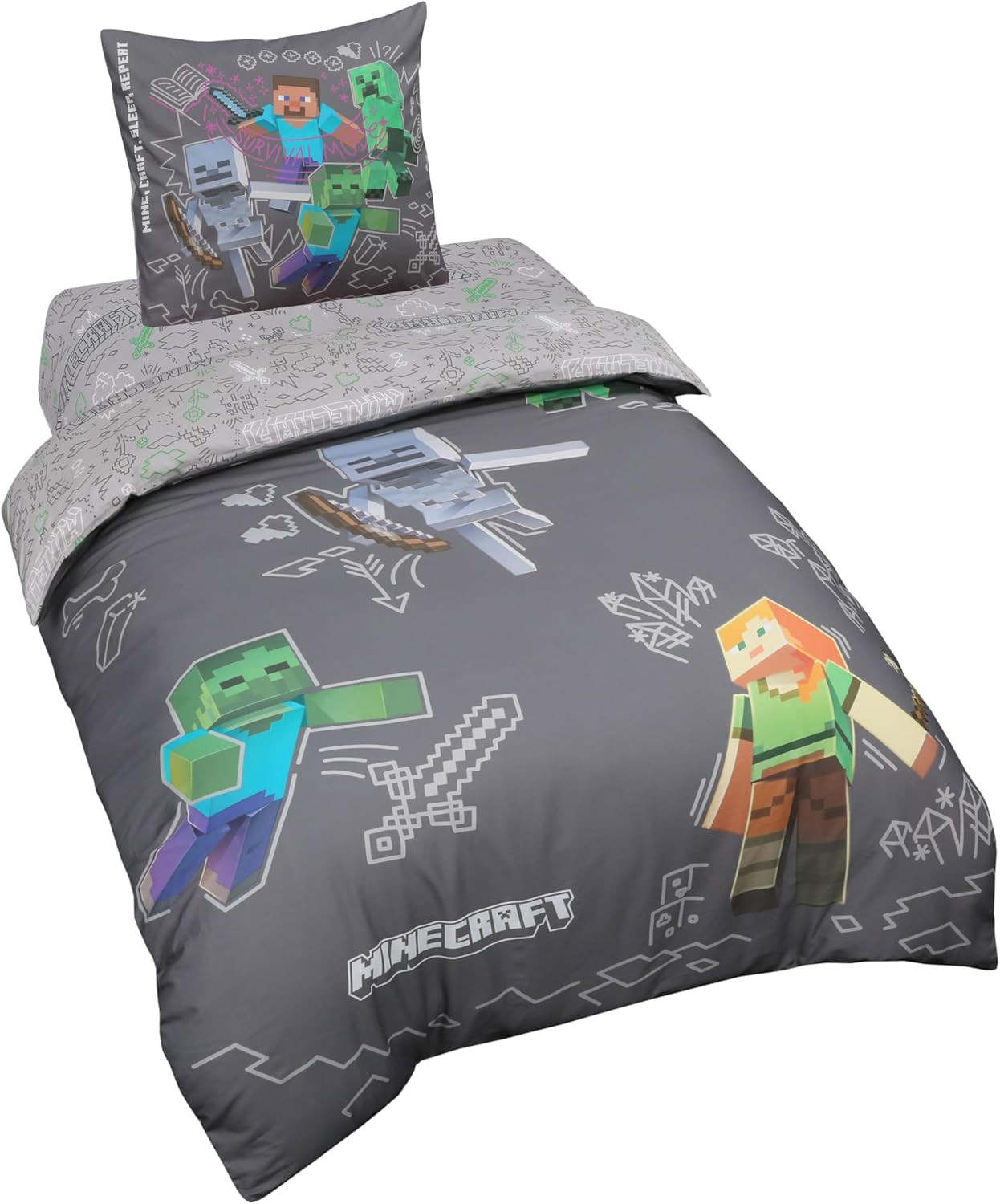 Juego de cama Minecraft 135 x 200 cm