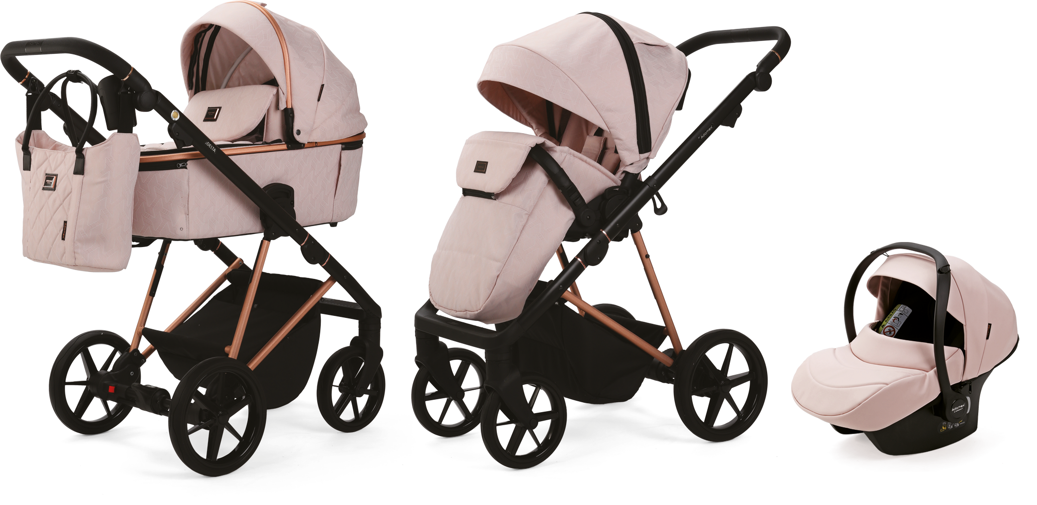 Poussettes Trios Adamex Delta Special Edition Petal
